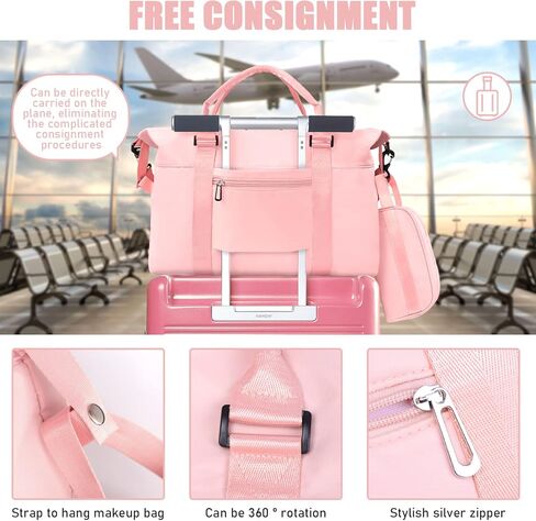 Weekender Bag for Women Sports Tote Gym Bag, Hospital Bag for Labor and Delivery Overnight Bags for Women in Kuwait