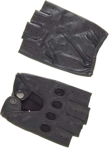 Pratt and Hart Barcelona Men's Shorty Leather Driving Gloves (Fingerless) RS4100 in Saudi Arabia