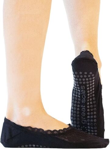 Great Soles Low Cut No Show Grip Socks for Yoga, Barre, Workout in Saudi Arabia