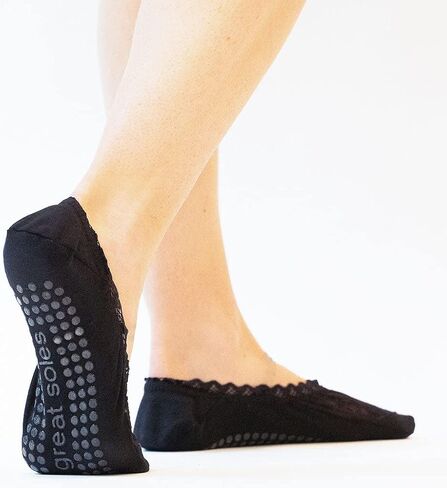 Great Soles Low Cut No Show Grip Socks for Yoga, Barre, Workout in Saudi Arabia