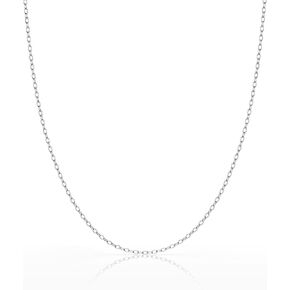 قلادة سلسلة كبل إيطالية من الفضة الإسترلينية من Bling For Your Buck للنساء والفتيات، سلسلة رقيقة جدًا وأنيقة 1.2 مم، مقاسات 14 بوصة - 36 بوصة in Kuwait