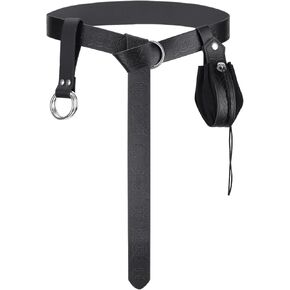 مجموعة أزياء عصر النهضة الهالوين من Magibag مكونة من 3 قطع من حزام الفايكنج في القرون الوسطى وحزام من الجلد الصناعي في العصور الوسطى وحزام للمشي لمسافات طويلة لإكسسوارات عصر النهضة in Kuwait