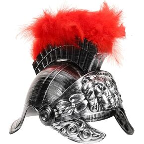 Gadpiparty Roman Soldier Gladiator Helmet Roman Helmet Cosplay, Golden