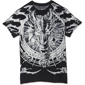 Liquid Blue Men's Plus-Size Dragon Catcher T-Shirt