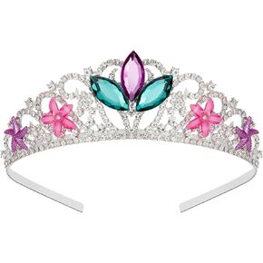 SWEETV Mermaid Crown Princess Tiaras for Girls Little Mermaid Kids Tiara Headband for Birthday Cosplay Party Gift in Saudi Arabia