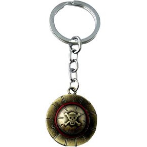 Twin Six One Piec Devil Fruit Keychain, Anime Cartoon Cosplay Zinc Alloy Key Chains, Gifts for Women, Men, Girls and Boys in Kuwait