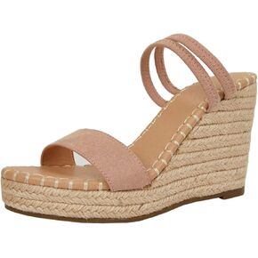 صندل نسائي من VETASTE بشريط للكاحل ويدج مفتوح من الأمام وصندل إسبادريل ذو نعل سميك in Kuwait