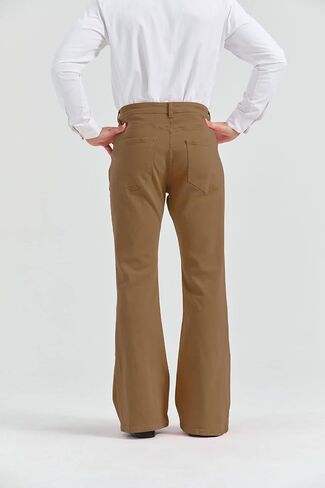 LNOWTD Men's 60s 70s Bell Bottom Jeans Pants Disco Denim Vintage Stretch Classic Comfort Flared Flares Outfits in Saudi Arabia