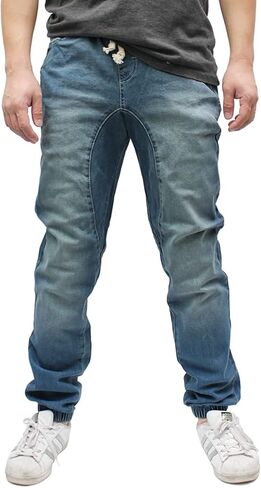 Americano Men's Drop Crotch Jogger Twill Pants in Saudi Arabia