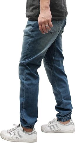 Americano Men's Drop Crotch Jogger Twill Pants in Saudi Arabia