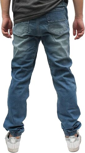 Americano Men's Drop Crotch Jogger Twill Pants in Saudi Arabia