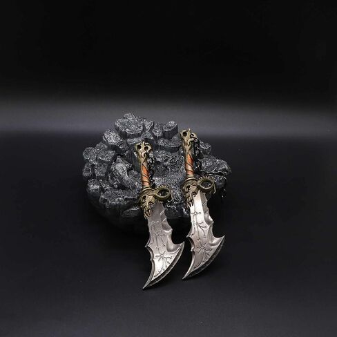 مجموعة حقائب الظهر الكلاسيكية من كراتوس بتصميم سلاح فوضوي بلانت معدني صغير بتصميم سيف كراتوس لألعاب الفيديو، قلادة فضية وفضية صغيرة in Kuwait