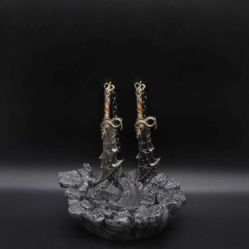 مجموعة حقائب الظهر الكلاسيكية من كراتوس بتصميم سلاح فوضوي بلانت معدني صغير بتصميم سيف كراتوس لألعاب الفيديو، قلادة فضية وفضية صغيرة in Kuwait