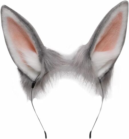 VIGVAN Handmade Rabbit Ears Cute Animal Ears Lolita Rabbit Ear Headband in Saudi Arabia