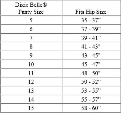 Dixie Belle 719 Scallop Trim High Waist Full Coverage Panty (3 Pack) (7, Blue) in Saudi Arabia