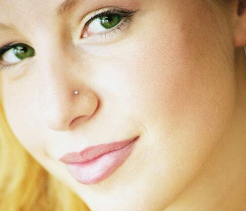 Tvoip 120Pcs 22G 2mm 316L Stainless Steel Crystal Nose Ring Set Women Girl Surgical Steel Nose Piercing Crystal Nose Stud Lot Body Jewelry in Saudi Arabia