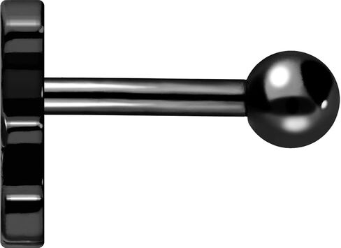 ثقب الأذن من الفولاذ الجراحي 316L من PIERCINGLINE 16G | مرساة | قرط هيليكس تراغوس الغضروف in Kuwait