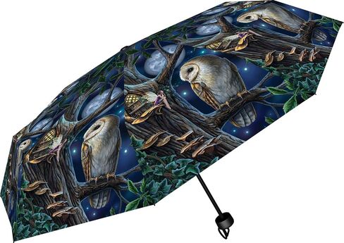 Nemesis Now Lisa Parker Fairy and Owl Umbrella, us:one Size, Blue in Saudi Arabia