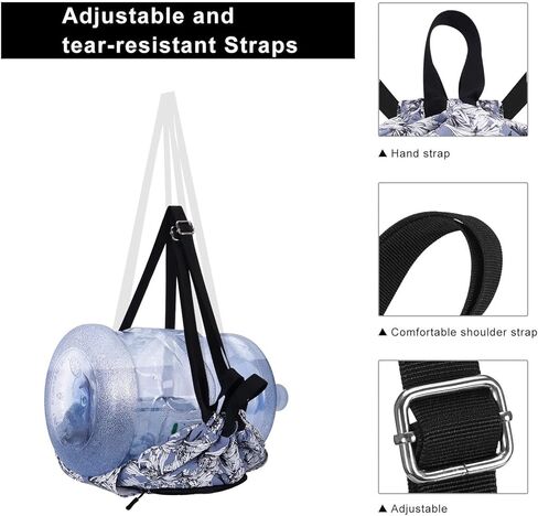 KAMO Drawstring Backpack Bag - Sport Swimming Yoga Backpack with Shoe Compartment, Two Water Bottle Holder for Men Women Large String Backpack Athletic Sackpack for Travel in Kuwait