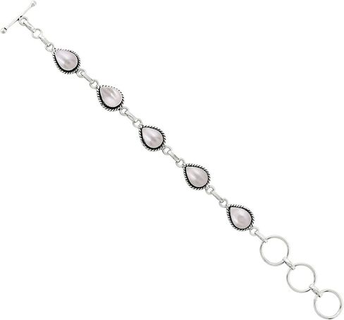 8.65 Cts South Western Native American Style Pear Shape Natural Gemstones Toggle Bracelet For Women, Handmade Birthstone Bracelet For Women Jewelry Gifts For Her Wife Women Sister Girfriend in Saudi Arabia