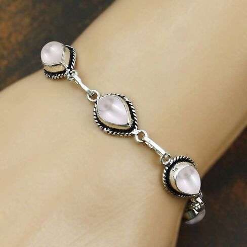 8.65 Cts South Western Native American Style Pear Shape Natural Gemstones Toggle Bracelet For Women, Handmade Birthstone Bracelet For Women Jewelry Gifts For Her Wife Women Sister Girfriend in Saudi Arabia