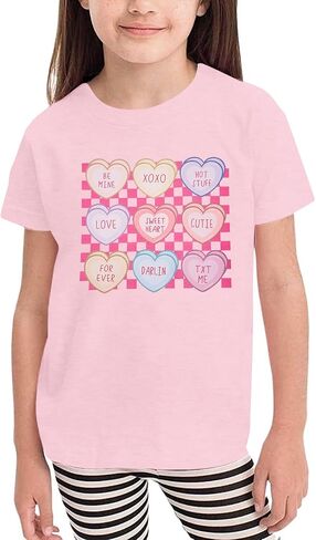 MOUSYA Mommy and Me Valentine Shirts Love Heart XOXO Funny Conversation Heart Graphic Shirt Mama Mini Valentines Day Outfit in Saudi Arabia