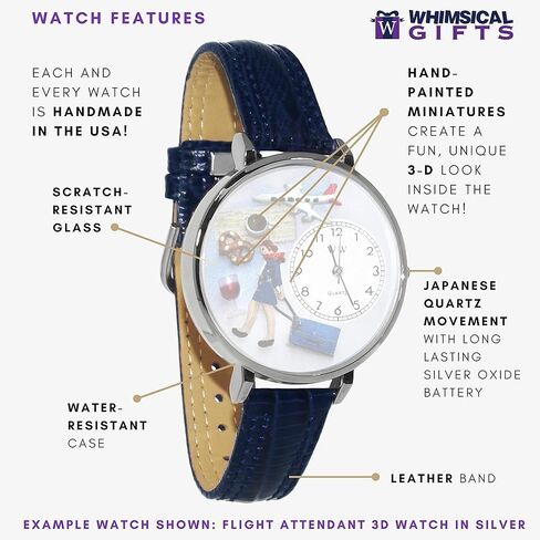 هدايا غريبة الأطوار ساعة عيد القديس باتريك الأيرلندية ثلاثية الأبعاد | لمسة نهائية ذهبية أو فضية | الجدة الممتعة الفريدة | مصنوع يدويًا في الولايات المتحدة الأمريكية | حزام الساعة من الجلد الأخضر in Kuwait