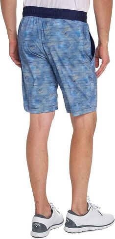 Robert Graham Men's Forman Knit Short, Navy in Saudi Arabia