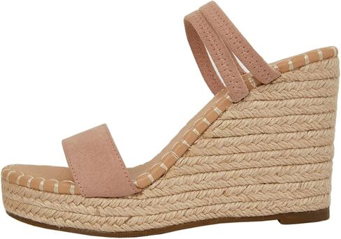 صندل نسائي من VETASTE بشريط للكاحل ويدج مفتوح من الأمام وصندل إسبادريل ذو نعل سميك in Kuwait