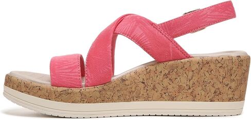 صندل نسائي من BZees Radiant Cork Wedge Strappy in Saudi Arabia