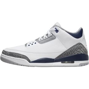 AIR JORDAN 3 Retro Men's Shoes Size- 9.5 White/Midnight Navy in Saudi Arabia