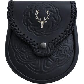 CLOUD KILT" Sporran Kilt For Men Premium Leather Quality Traditional Scottish Kilt With Chain Belt Kilt Accessories For Men