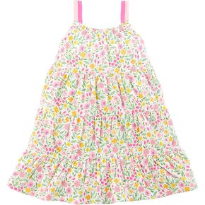 Mud Pie One Size Girls Floral Tiered Dress in Saudi Arabia
