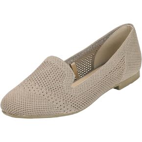 حذاء مسطح نسائي من Feversole منسوج ومسامي ومسامي