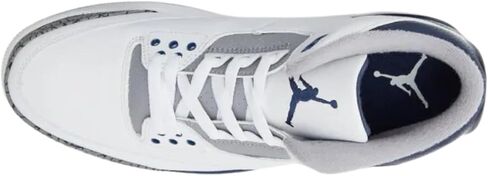 AIR JORDAN 3 Retro Men's Shoes Size- 9.5 White/Midnight Navy in Saudi Arabia