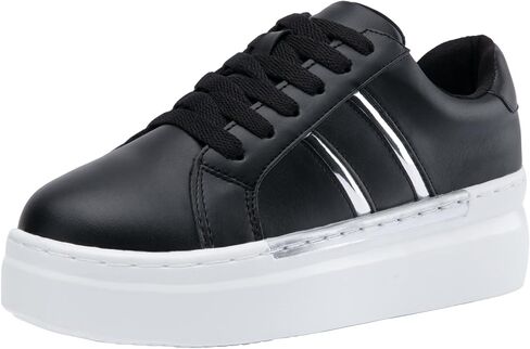 Jeossy Women's 8028 Platform Fashion Sneaker,Casual Lace Up Shoes with Arch Support in Saudi Arabia