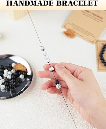 أساور زوجين متطابقة من UNIGIFTIME هدايا لصديقها وصديقتها وزوجها وخطيبها ورفيق روحها في عيد الميلاد والذكرى السنوية وأعياد الميلاد وأعياد الميلاد وعيد الحب in Kuwait