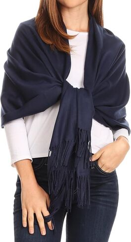Sakkas Iris Warm Super Soft Cashmere Feel Pashmina Shawl/Scarf with Fringes in Saudi Arabia