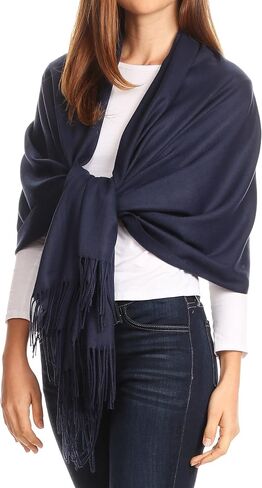 Sakkas Iris Warm Super Soft Cashmere Feel Pashmina Shawl/Scarf with Fringes in Saudi Arabia
