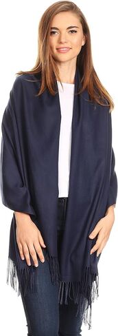 Sakkas Iris Warm Super Soft Cashmere Feel Pashmina Shawl/Scarf with Fringes in Saudi Arabia