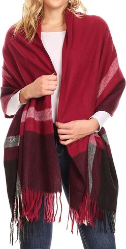 Sakkas Iris Warm Super Soft Cashmere Feel Pashmina Shawl/Scarf with Fringes in Saudi Arabia