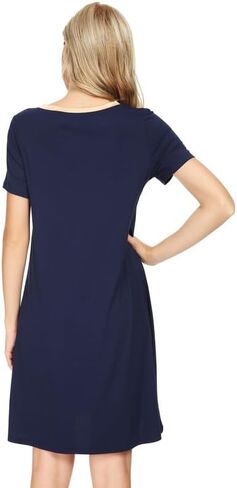 BambooBud Women's Bamboo Viscose Nightgowns Soft Sleep Shirts Lightweight Gowns Short Sleeve Pajama Dress S-XXL in Saudi Arabia