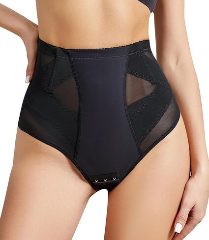 Huvgim Shapewear Tummy Control Thong for Womens, High Waist Shaping Underwear Body Shaper Panties Girdle in Saudi Arabia
