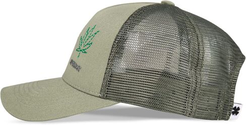 Lucky Brand Standard Super Lucky Trucker Hat, Moss, One Size in Saudi Arabia