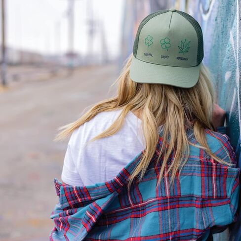 Lucky Brand Standard Super Lucky Trucker Hat, Moss, One Size in Saudi Arabia