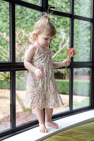Mud Pie One Size Girls Floral Tiered Dress in Saudi Arabia