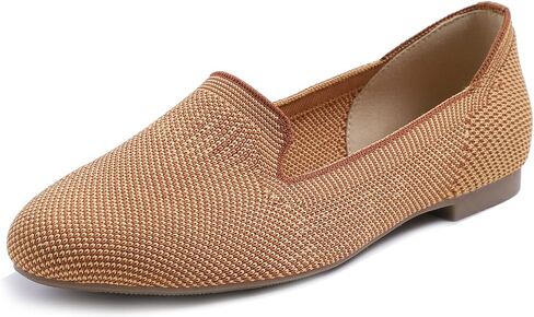 Feversole Women's Woven Fashion Breathable Knit Flat Shoes in Saudi Arabia