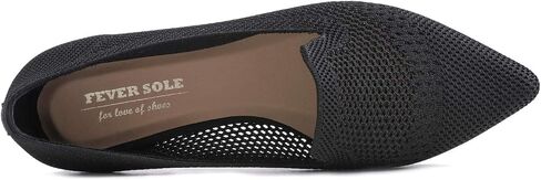 Feversole Women's Woven Fashion Breathable Knit Flat Shoes in Saudi Arabia