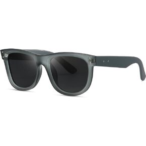 Colrea Sunglasses Womens Trendy Polarized Sunglasses Womens Square Concave Frame Women’s Sunglasses Fashion UV400 Protection