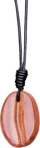 RRBMMH Handmade Leather Keychain Coffee Bean Keychain Unique Handmade Coffee Bean Bag Pendant Bag Charm for Men, Women in Kuwait